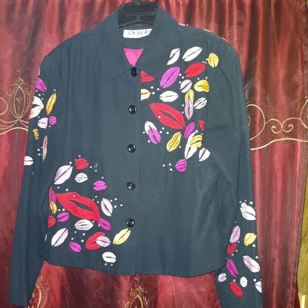 anage vintage jacket size Small Lips